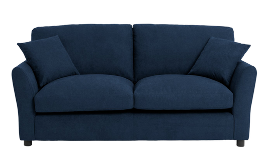 Argos Home Aleeza Fabric 3 Seater Sofa - Navy
