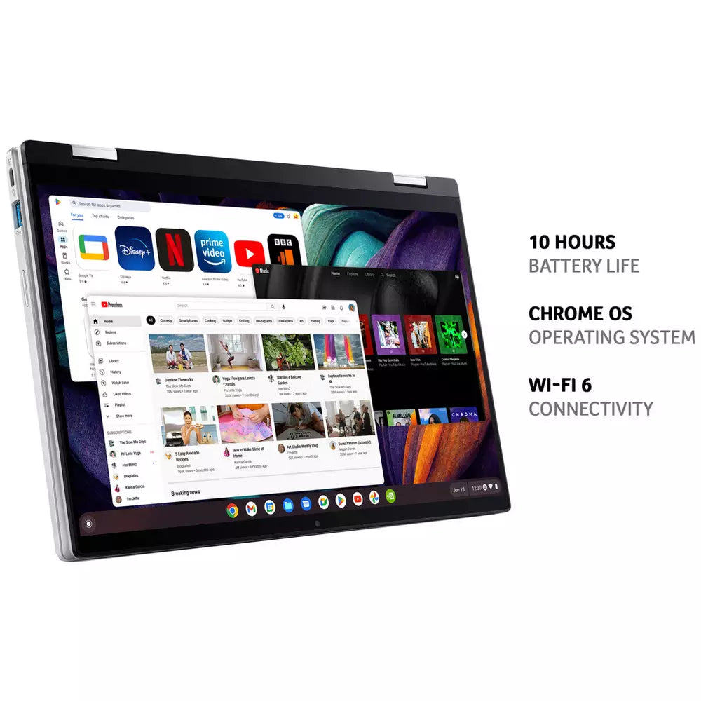 Acer CP514-2H 14in i3 8GB 256GB Chromebook - Silver
