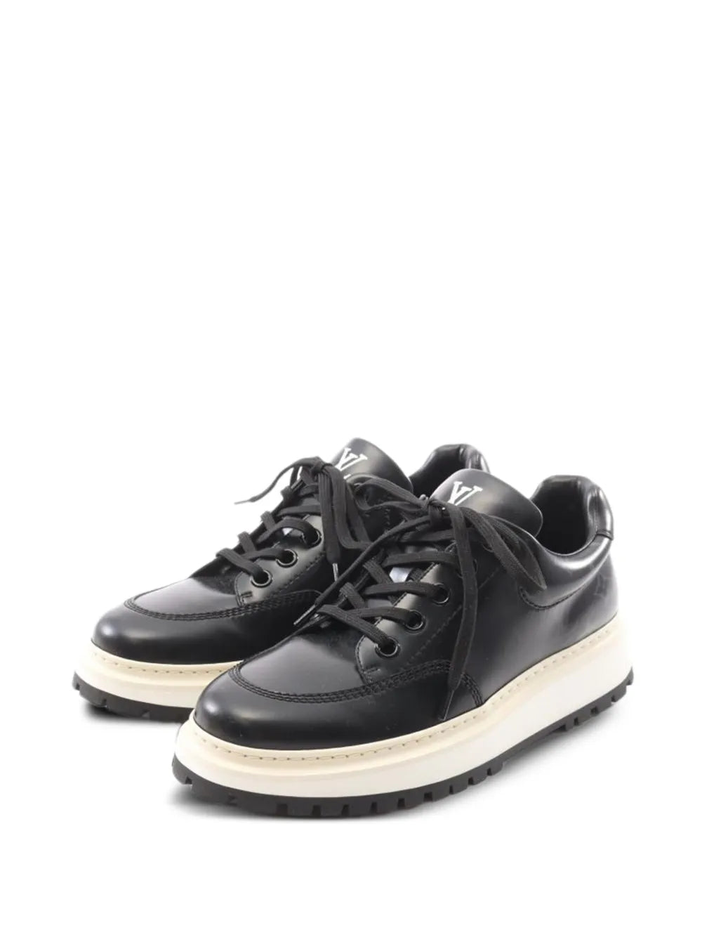 Louis Vuitton Pre-Owned monogram-pattern leather sneakers