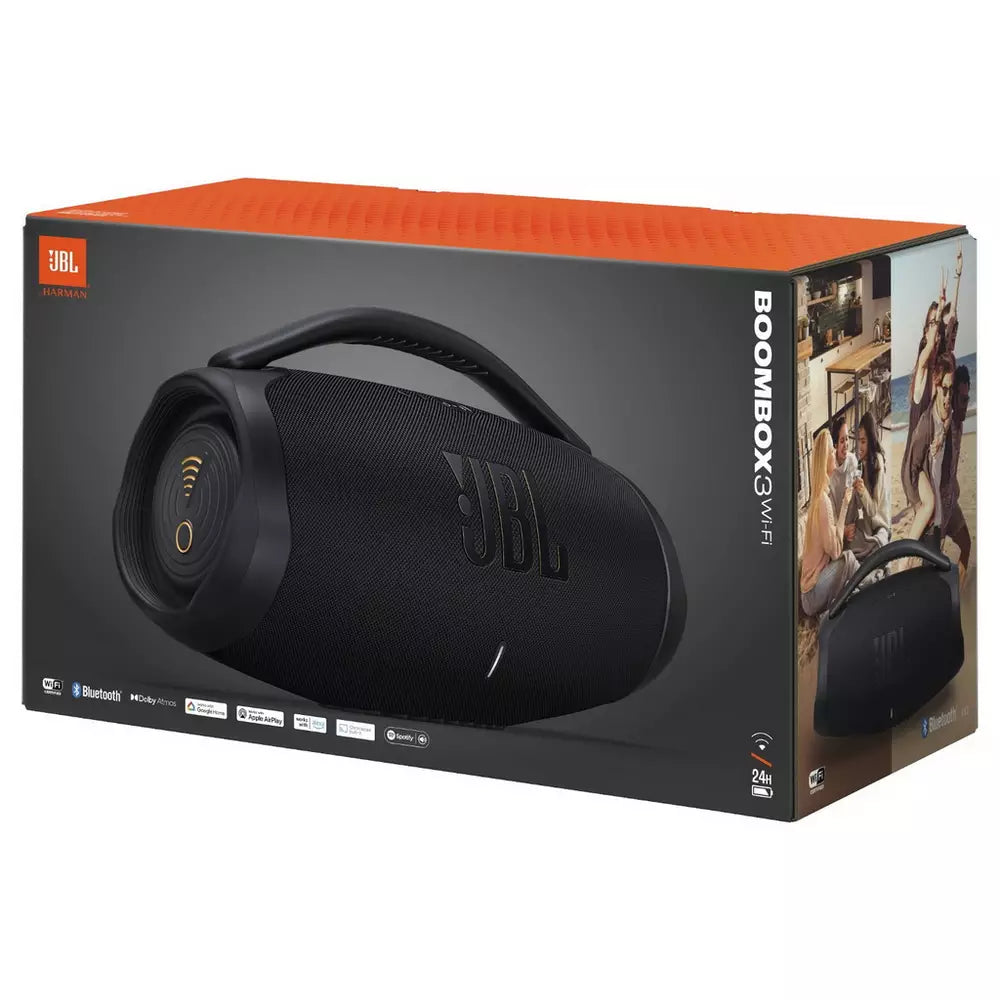JBL Boombox 3 Bluetooth & Wi-Fi Portable Speaker - Black