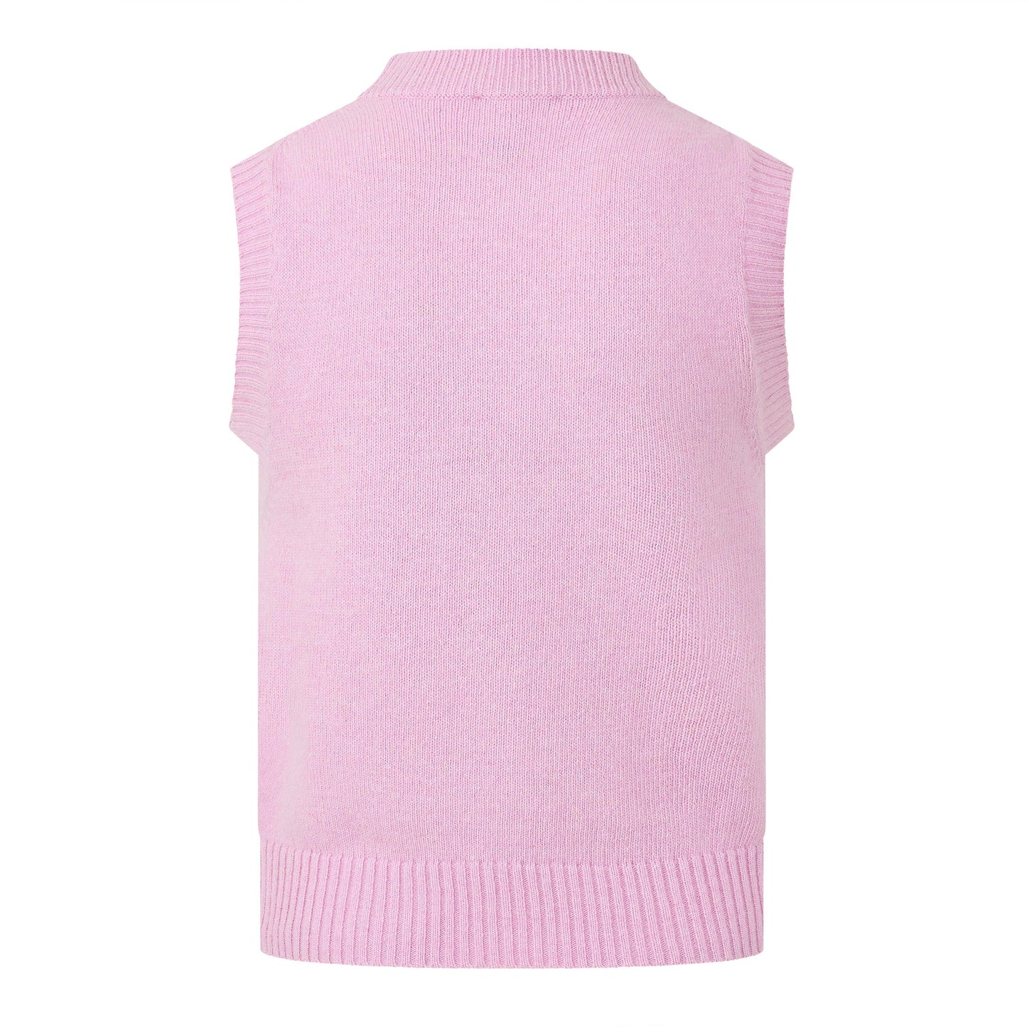 Ganni Women's Graphic Wool Knitted Sweater Vest