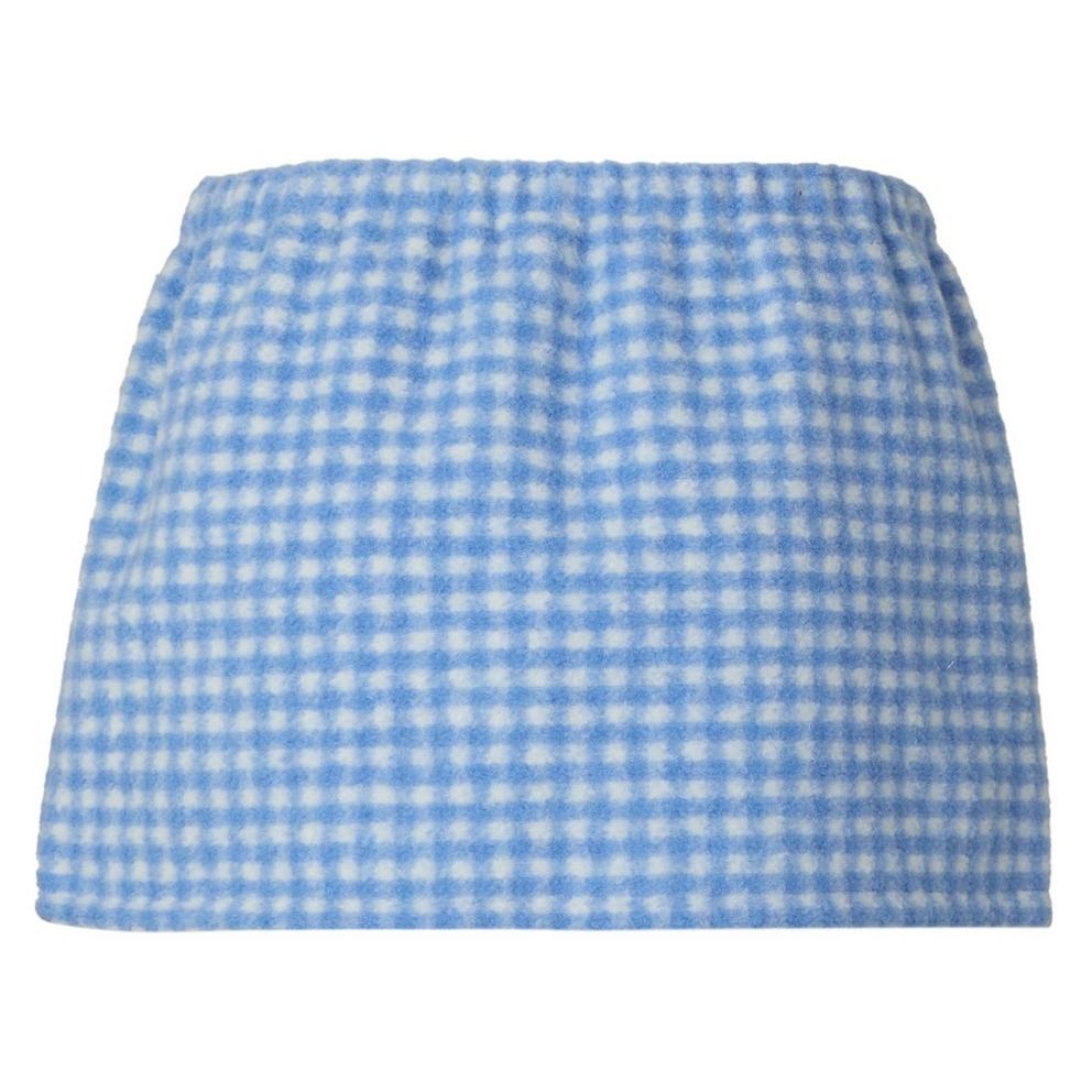 Miu Miu Miu Gingham Min Skir Ld64