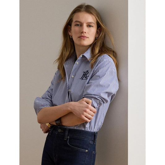 Lauren by Ralph Lauren Women's Long Sleeve Plain Shirt