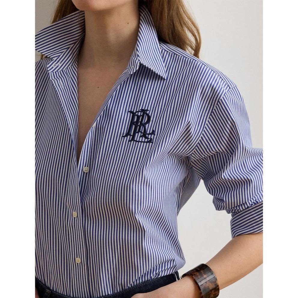Lauren by Ralph Lauren Women's Long Sleeve Plain Shirt