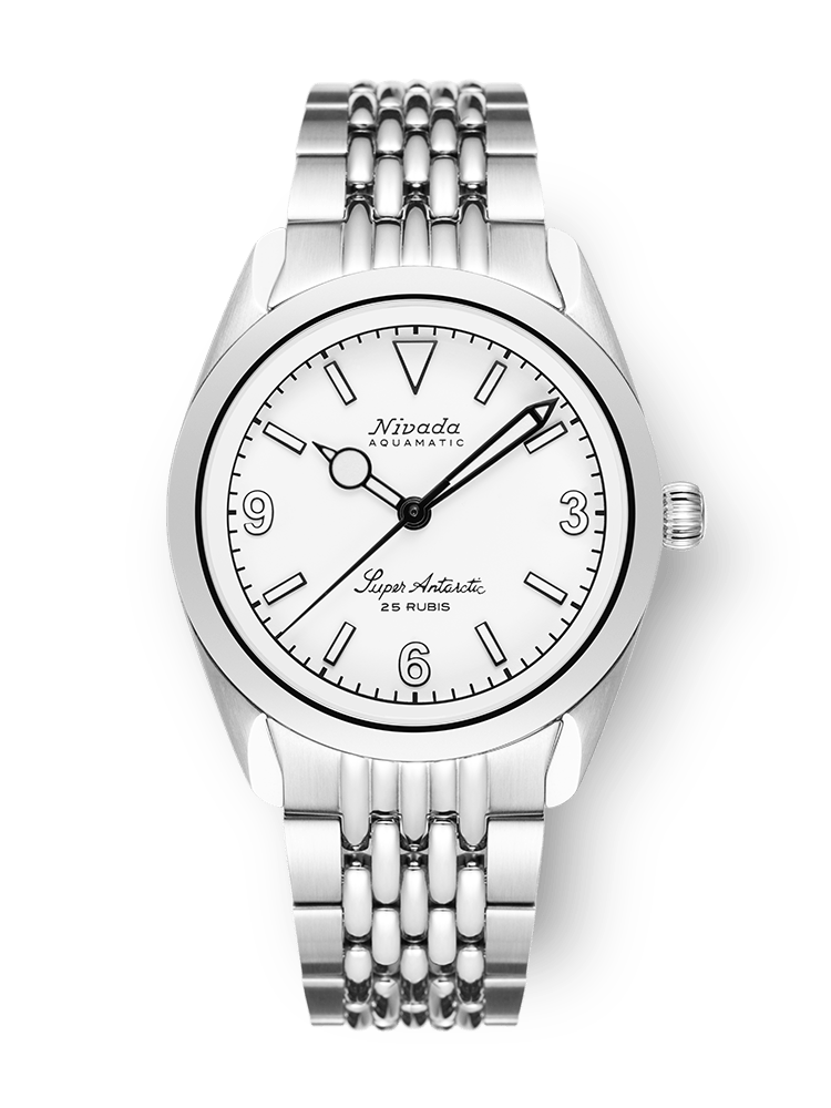 Nivada Grenchen Super Antarctic 3.6.9 White - White Luminova