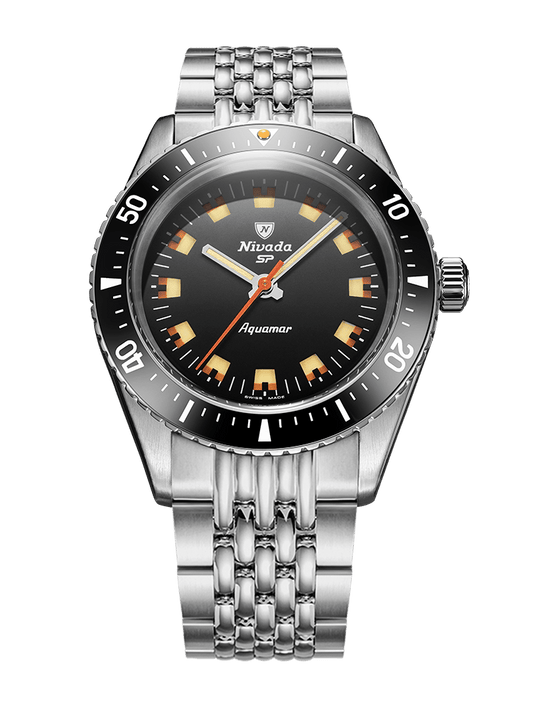 Nivada Grenchen Antarctic Diver Aquamar Black