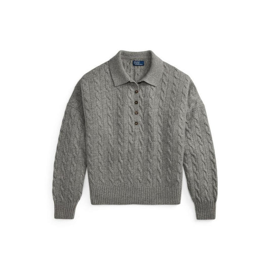 Polo Ralph Lauren Women's Sweater Polo Knitted Long Sleeve Shirt
