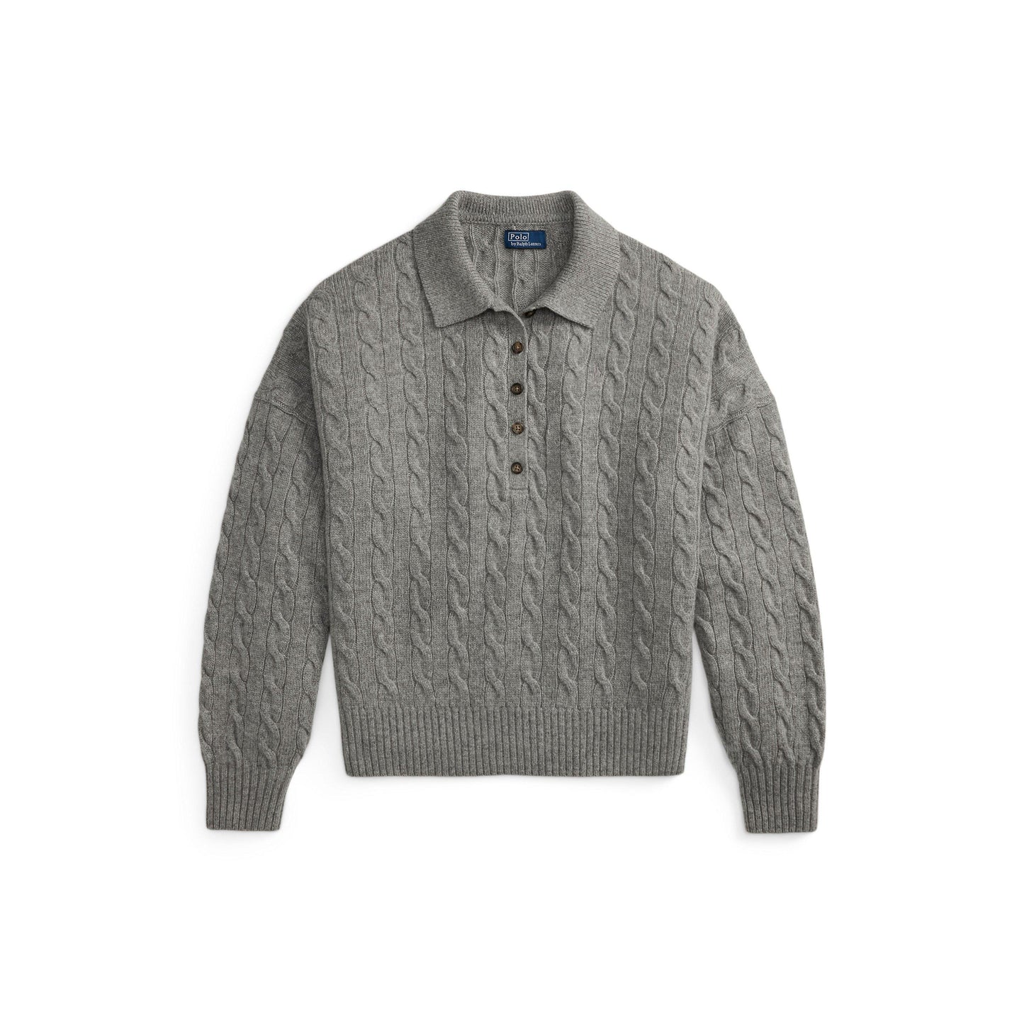 Polo Ralph Lauren Women's Sweater Polo Knitted Long Sleeve Shirt