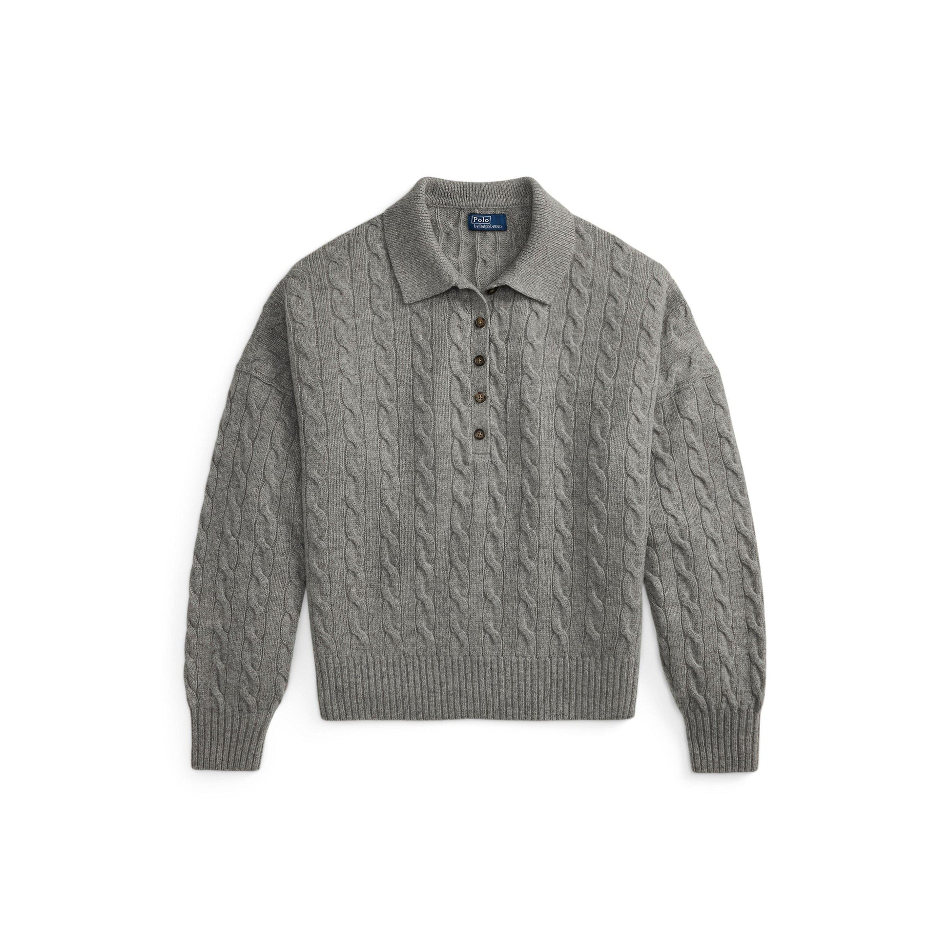 Polo Ralph Lauren Women's Sweater Polo Knitted Long Sleeve Shirt