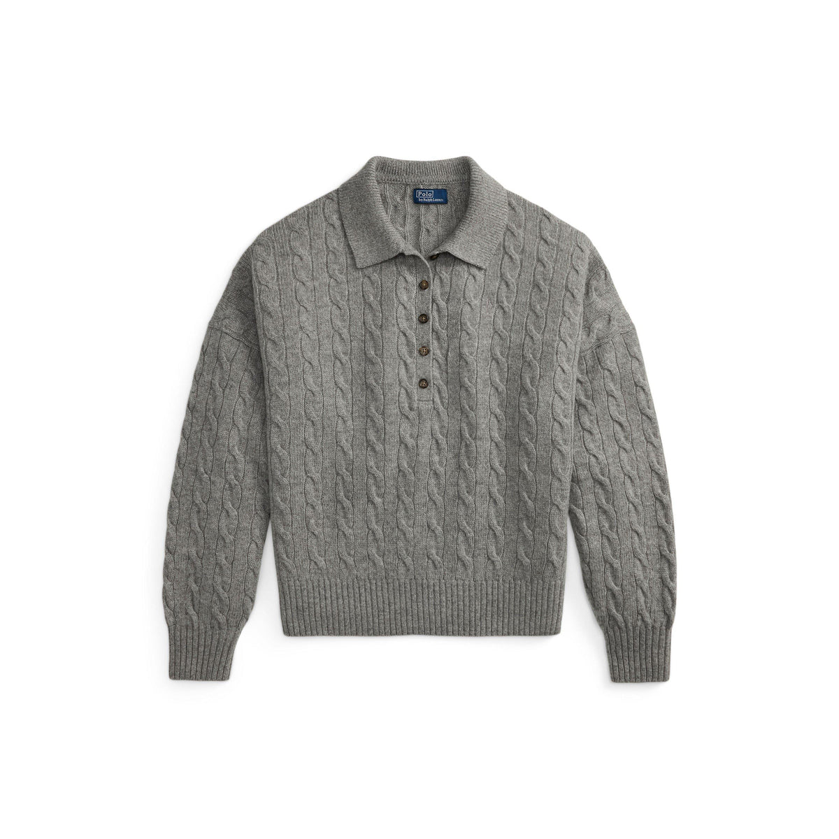 Polo Ralph Lauren Women's Sweater Polo Knitted Long Sleeve Shirt