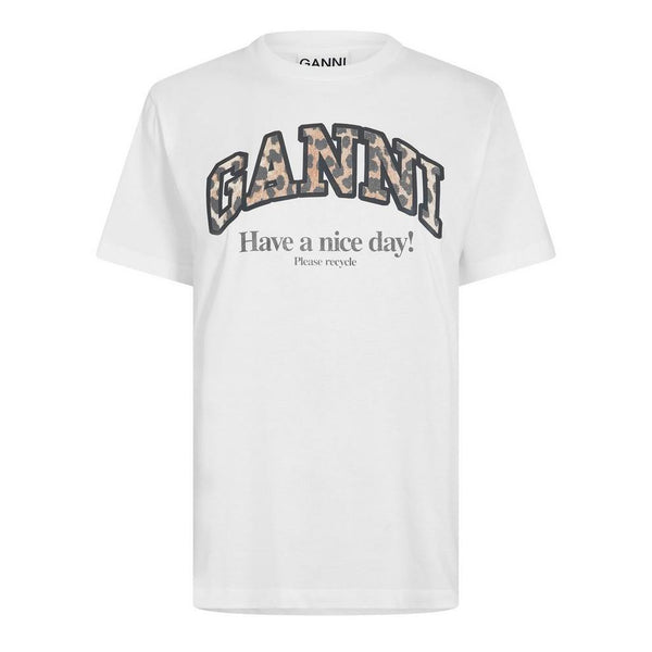 Ganni Women's Graphic Baby Tee