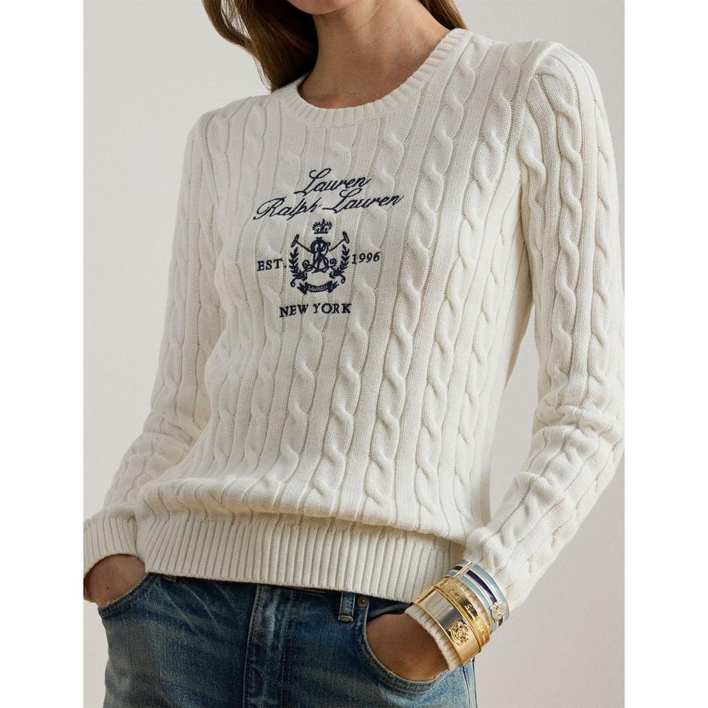 Lauren by Ralph Lauren Women's Rinett Knitted Crew Neck Jumper
