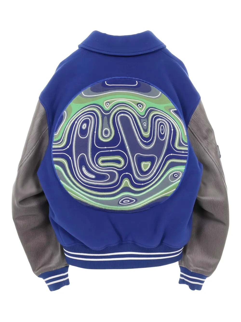 Louis Vuitton Pre-Owned 2010s appliqué varsity jacket