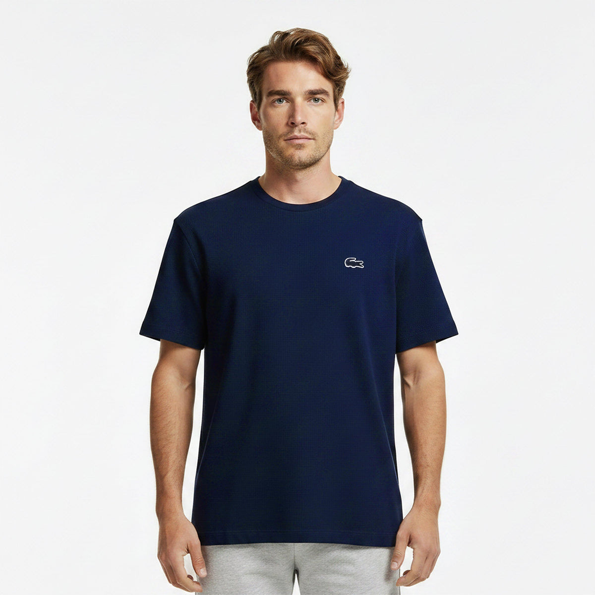 Lacoste Men's Waffle Short Sleeve Pyjama Top