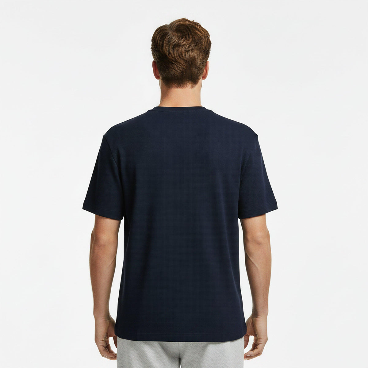 Lacoste Men's Waffle Short Sleeve Pyjama Top