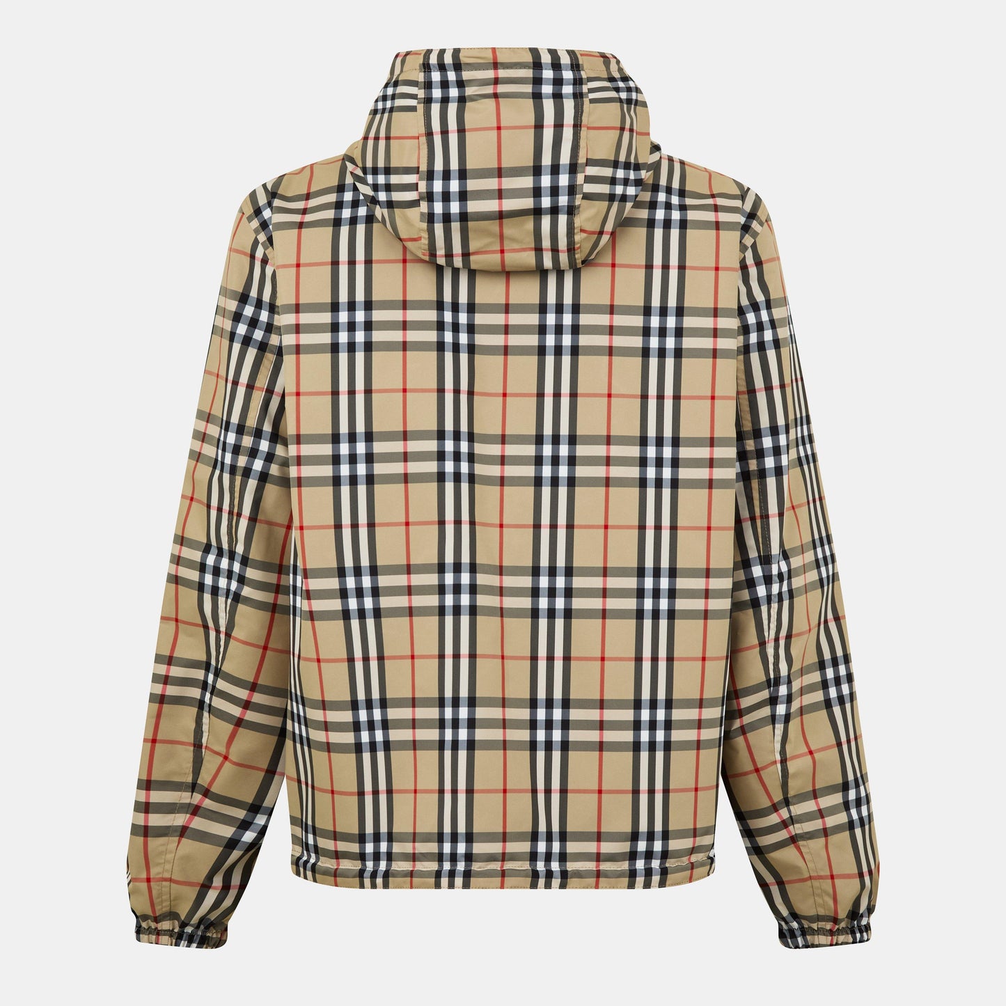 Burberry Men's Reversible Check Long Sleeve Windbreaker