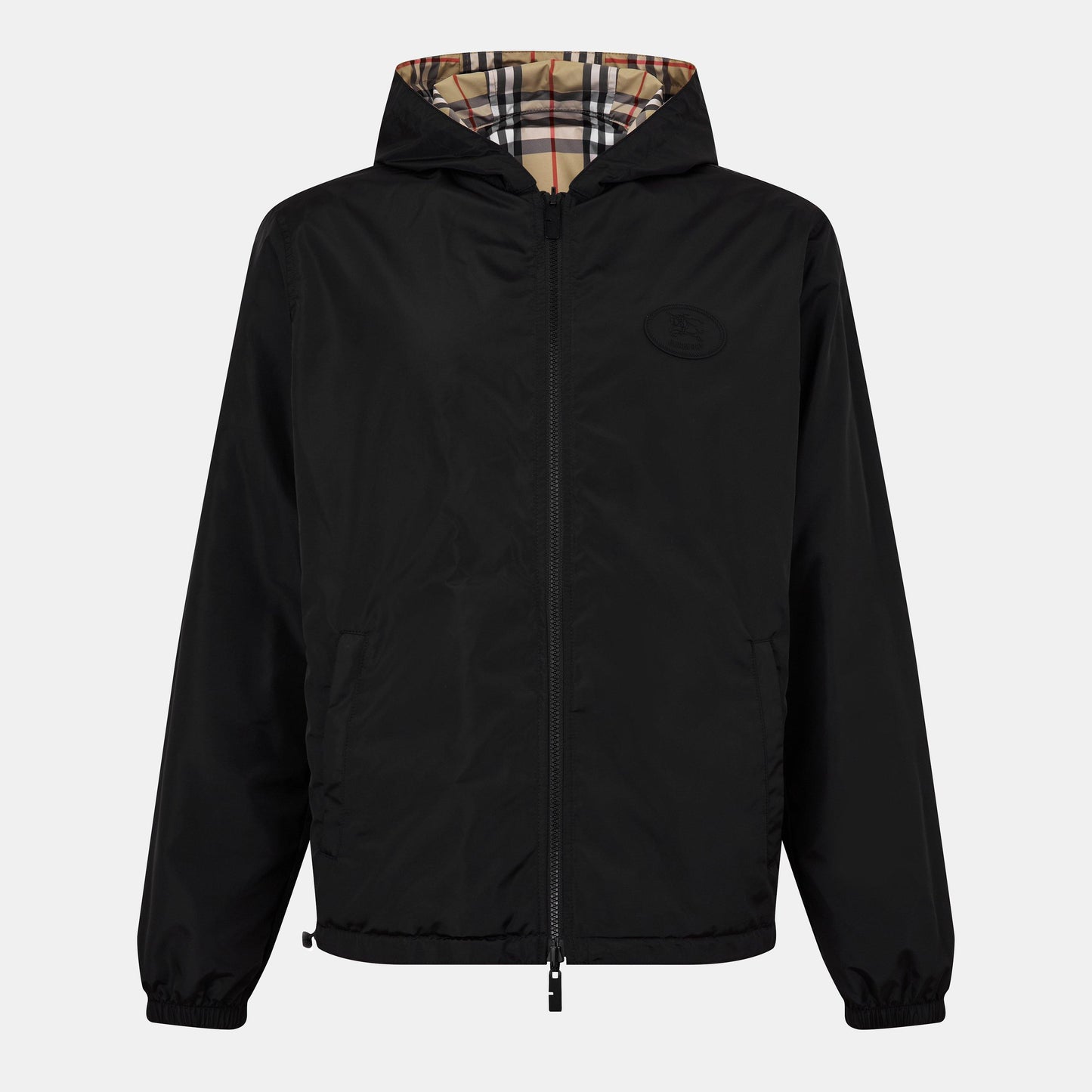Burberry Men's Reversible Check Long Sleeve Windbreaker