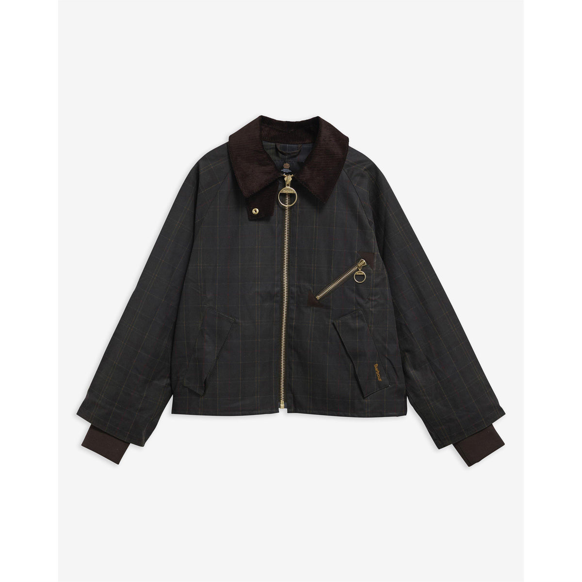 Barbour Women's Arlene Cotton Long Sleeve Full Zip Wax Jacket