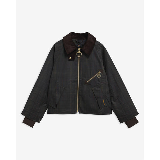 Barbour Women's Arlene Cotton Long Sleeve Full Zip Wax Jacket
