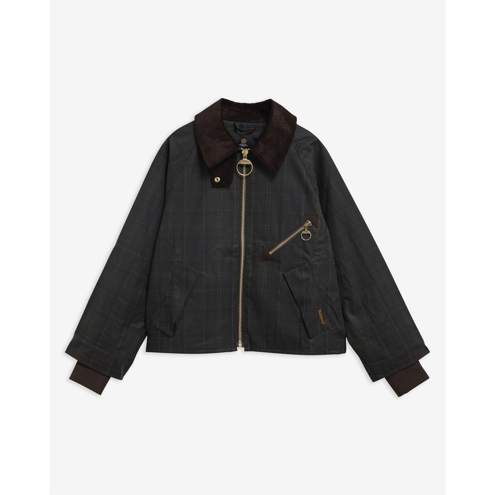 Barbour Women's Arlene Cotton Long Sleeve Full Zip Wax Jacket