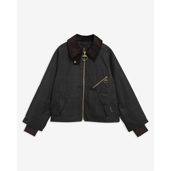 Barbour Women's Arlene Cotton Long Sleeve Full Zip Wax Jacket