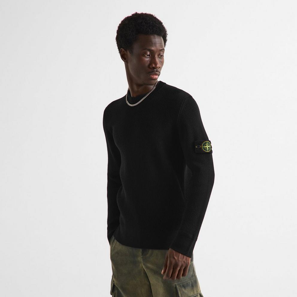 Stone Island Stone Rib Knit Crew Sn64