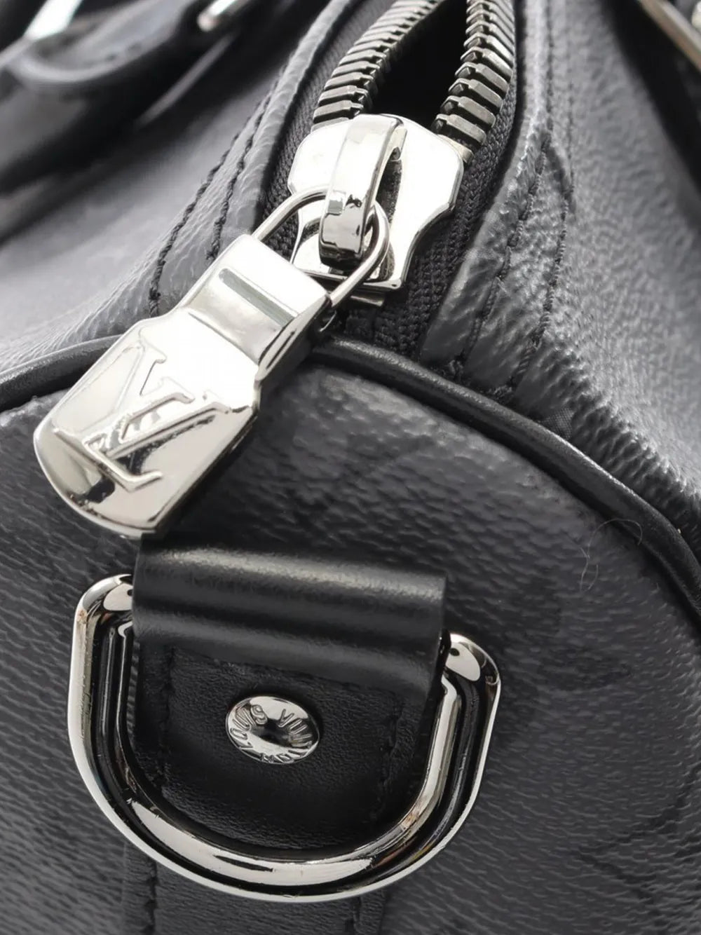 Louis Vuitton Pre-Owned 2021-2025 Monogram Eclipse Keepall Bandouliere 35 satchel