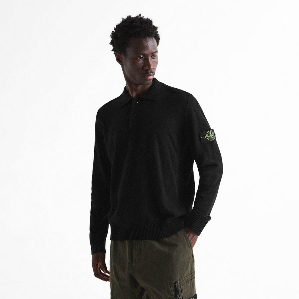 Stone Island Stone Knt LS Polo Sn64