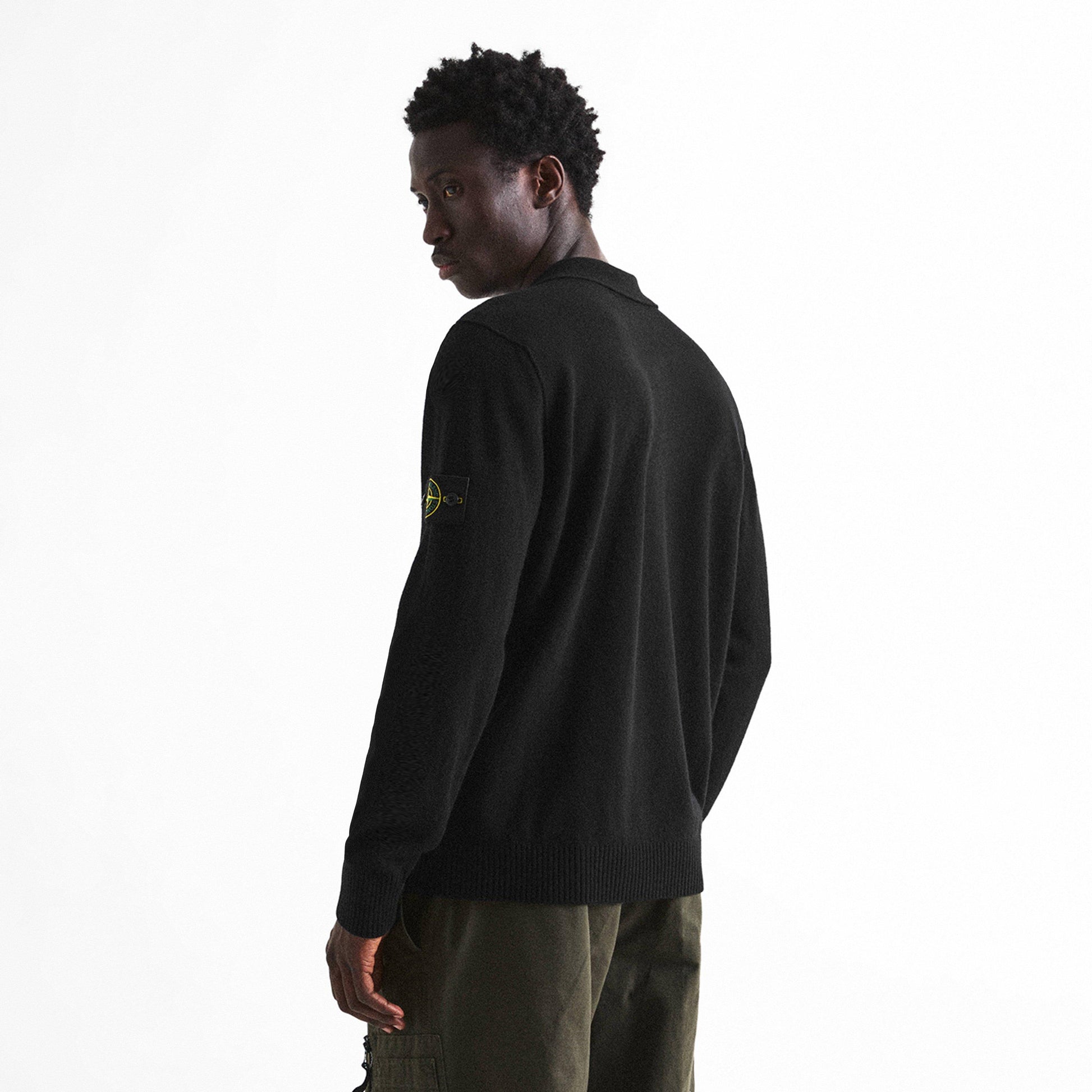 Stone Island Stone Knt LS Polo Sn64