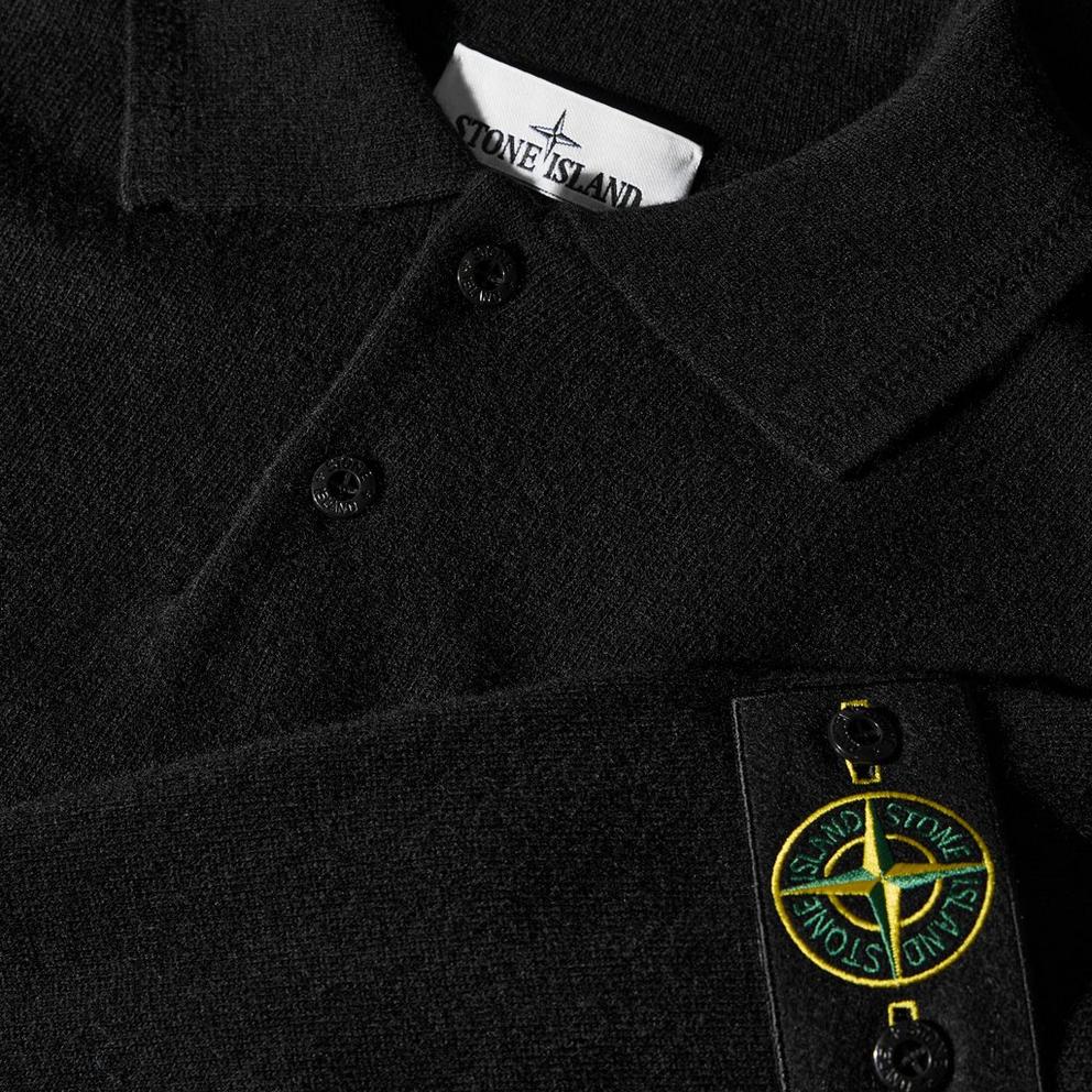Stone Island Stone Knt LS Polo Sn64