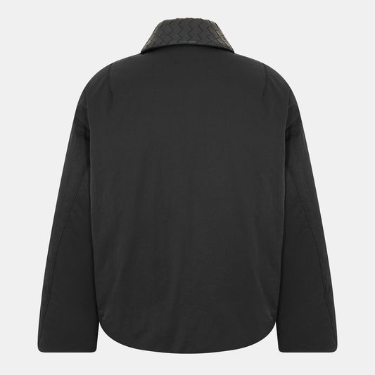 Bottega Veneta Men's Tech Hip Length Long Sleeve Medium Puffer Jacket