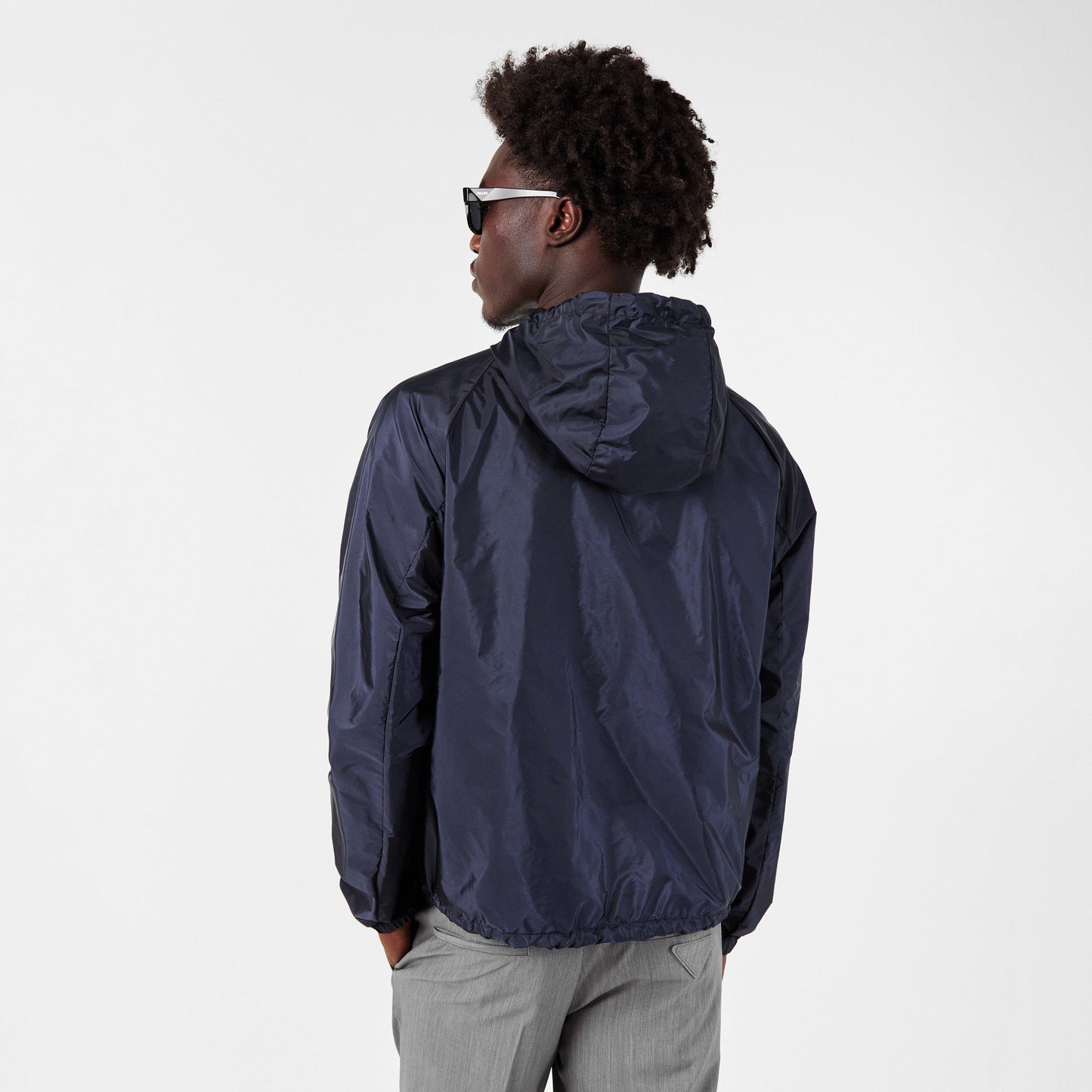 Prada Men's Water Resistant Lightweight Windbreaker