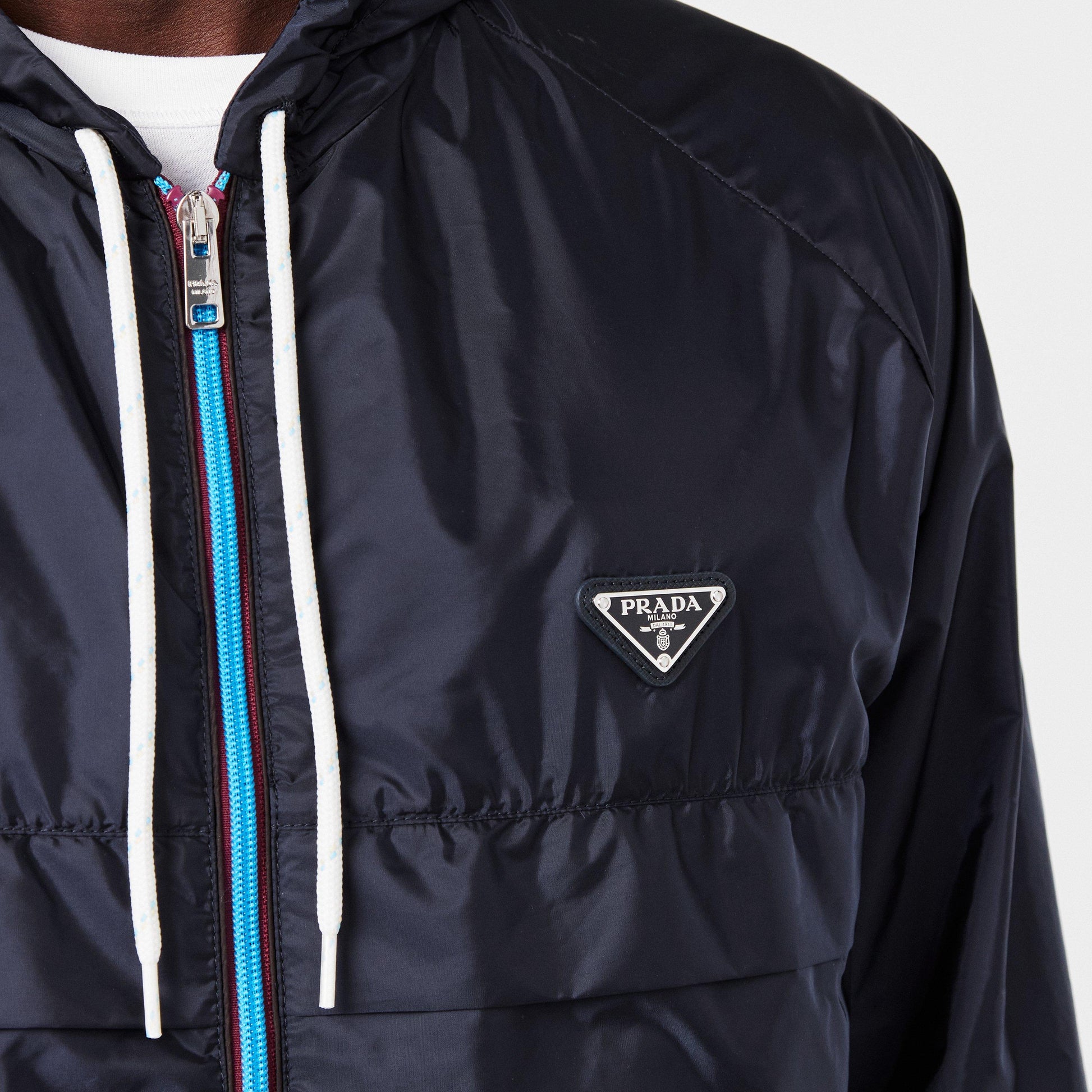 Prada Men's Water Resistant Lightweight Windbreaker