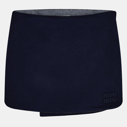 Miu Miu Women's Reversible Mini Skirt