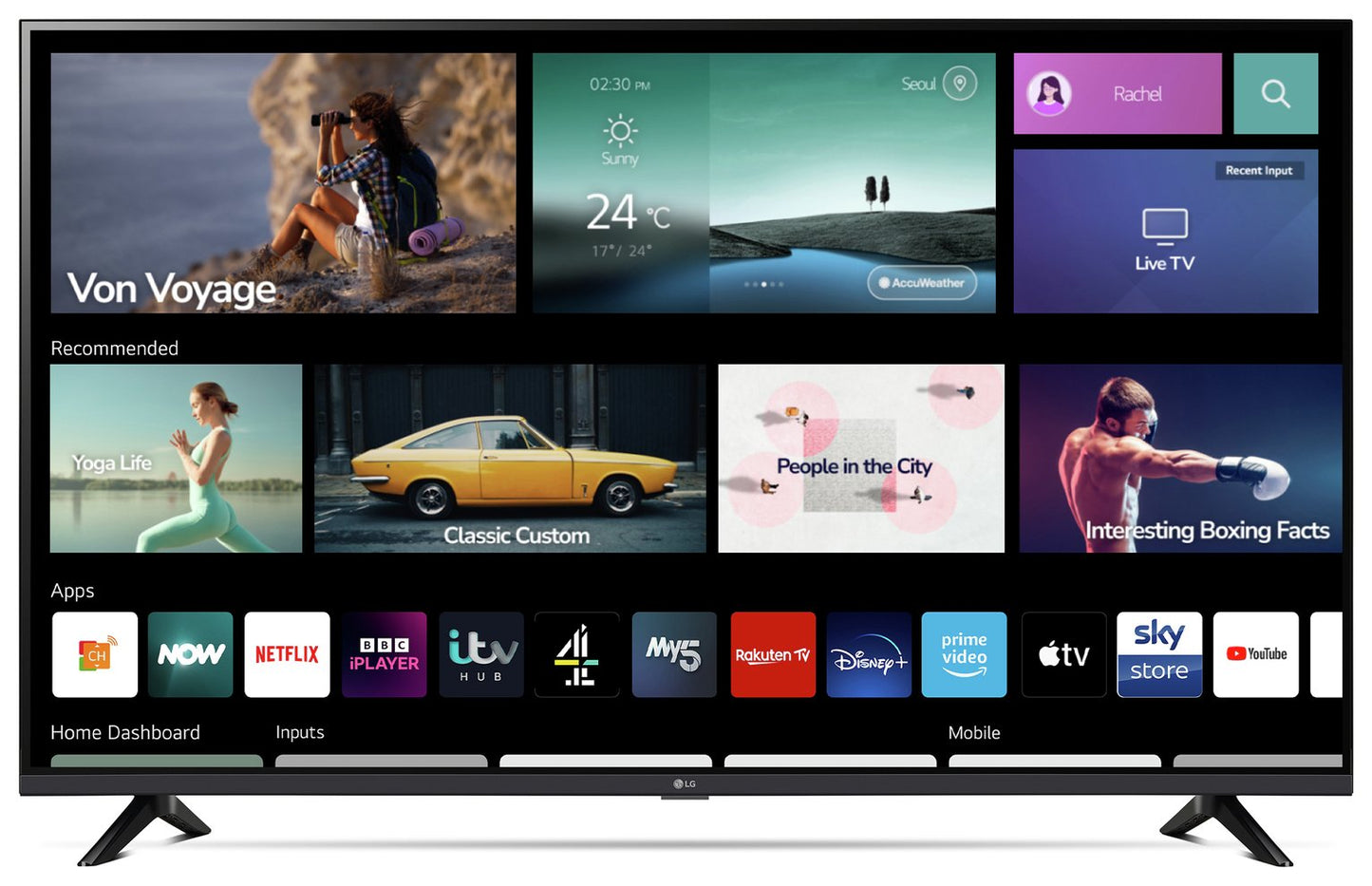 LG 43 Inch 43LQ60006LA Smart FHD HDR TV