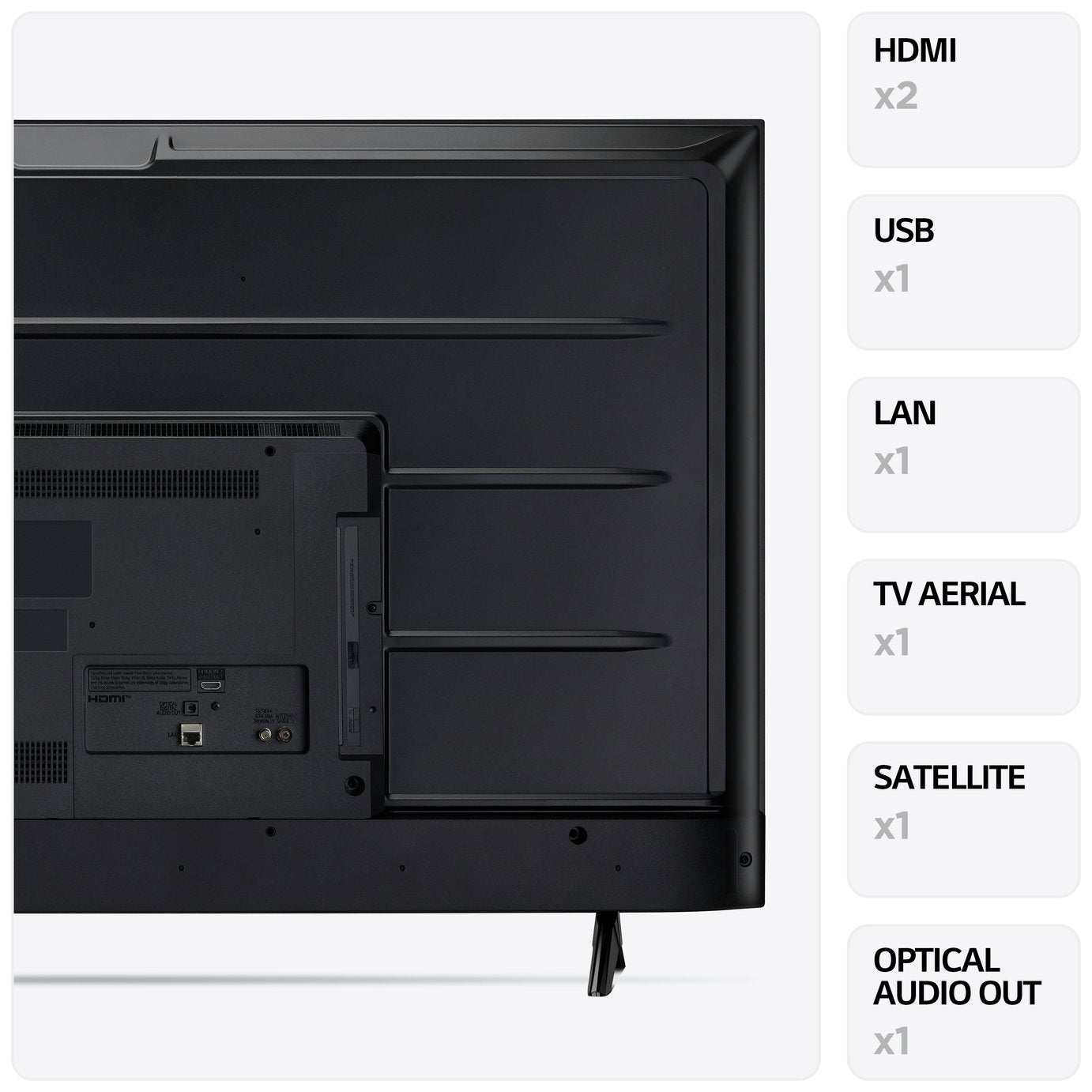 LG 43 Inch 43LQ60006LA Smart FHD HDR TV