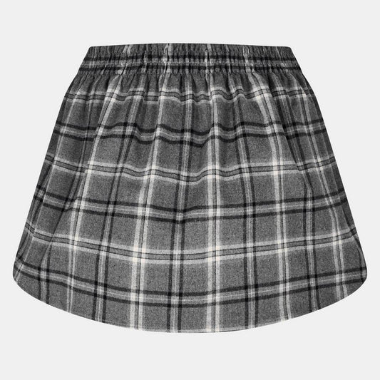 Miu Miu Women's Flannel Mini Skirt