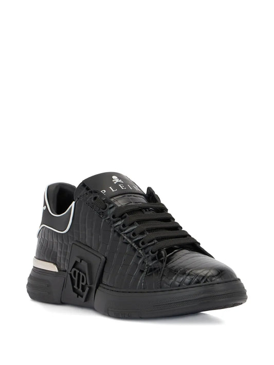 Philipp Plein Phantom Kick$ Cocco embossed low-top sneakers