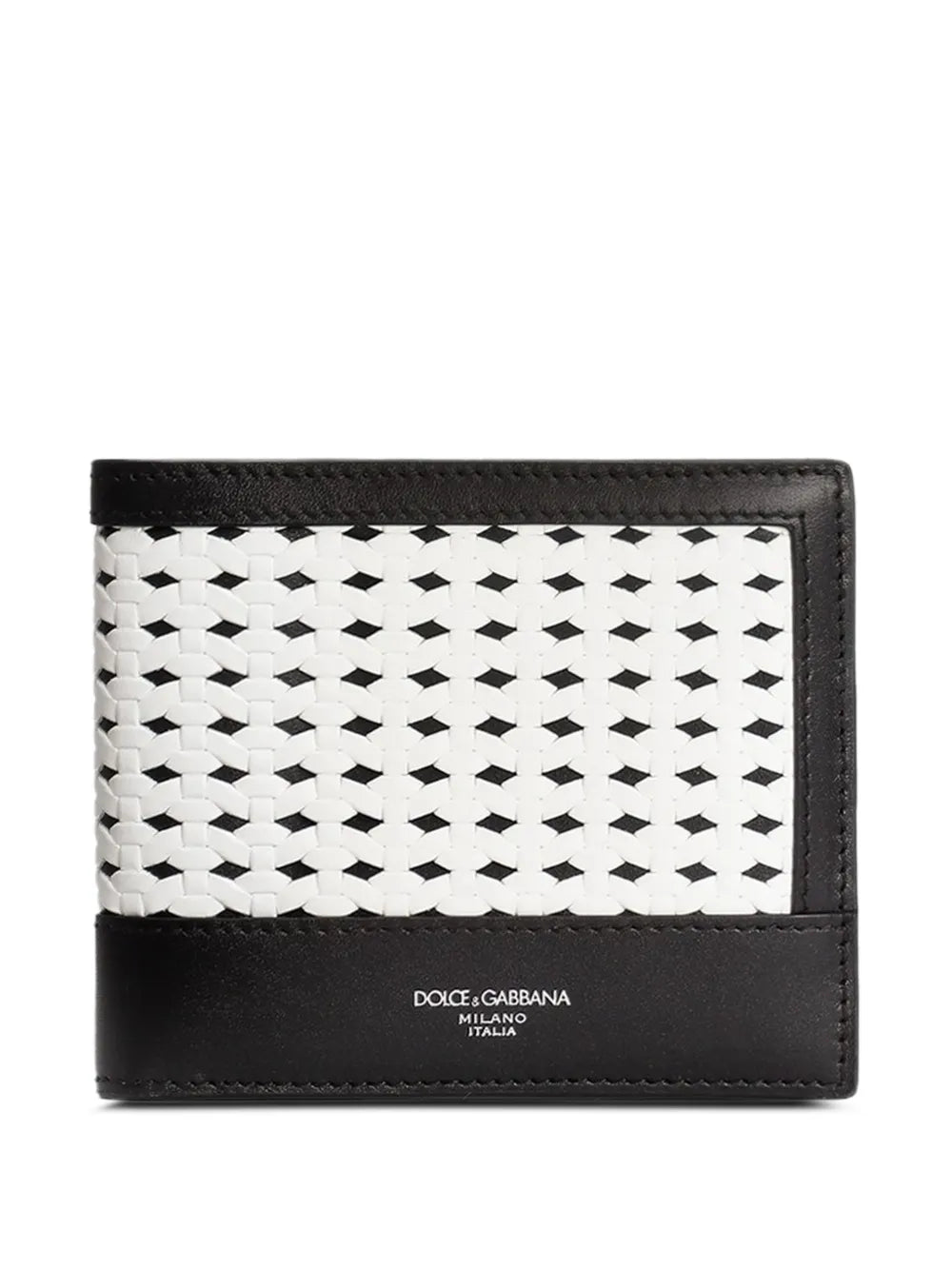 Dolce & Gabbana bi-fold woven wallet