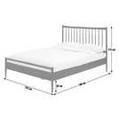 Habitat Chiltern Spindle Double Wooden Bed Frame - Walnut