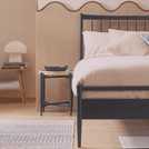 Habitat Chiltern Spindle Double Wooden Bed Frame - Walnut