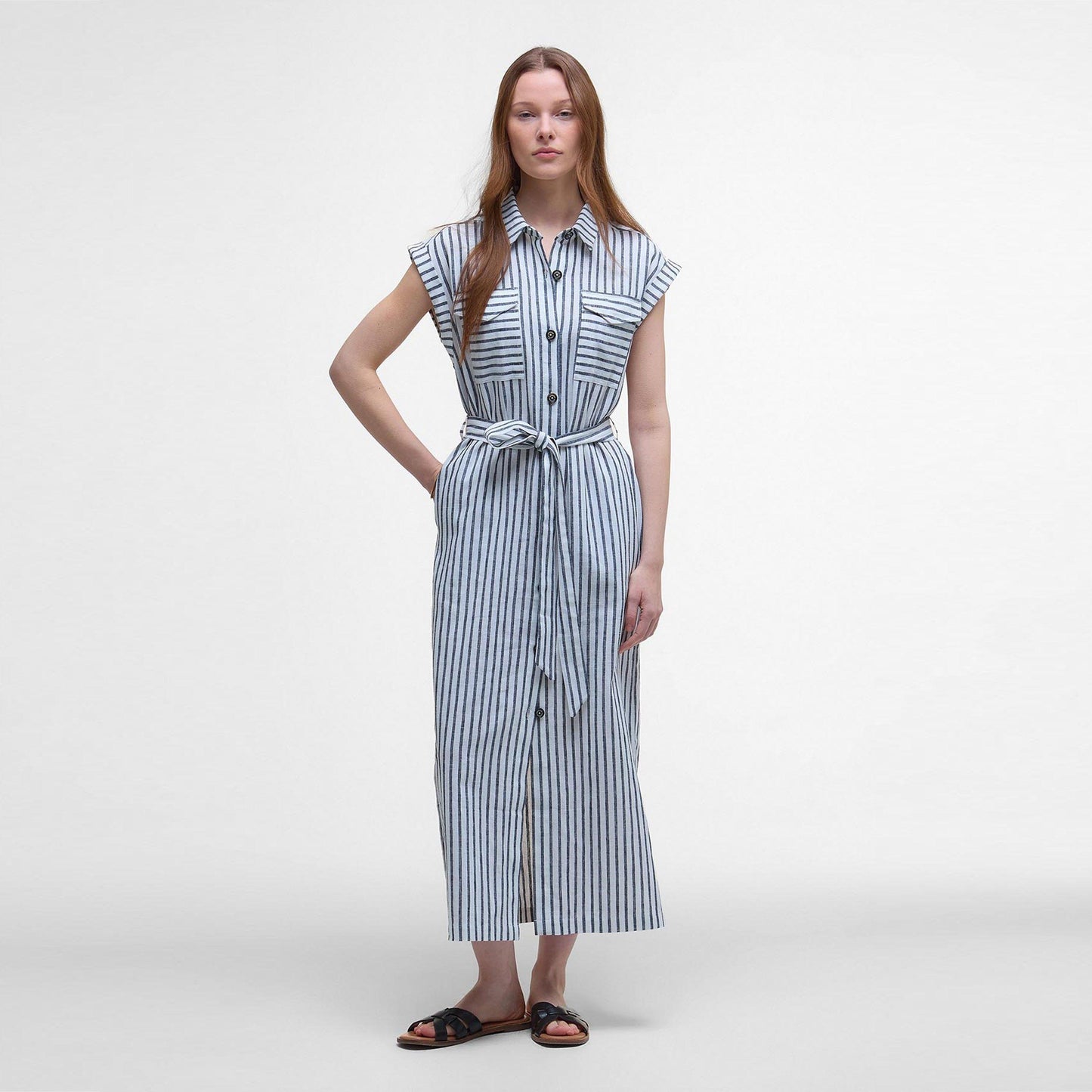 Barbour Women's Abby Tailored Button-Through Shirt Dress