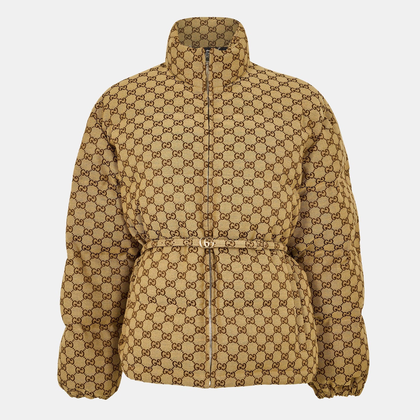 Gucci Women's Structured Gold-Toned Hardware Embroidered Bomber Jacket