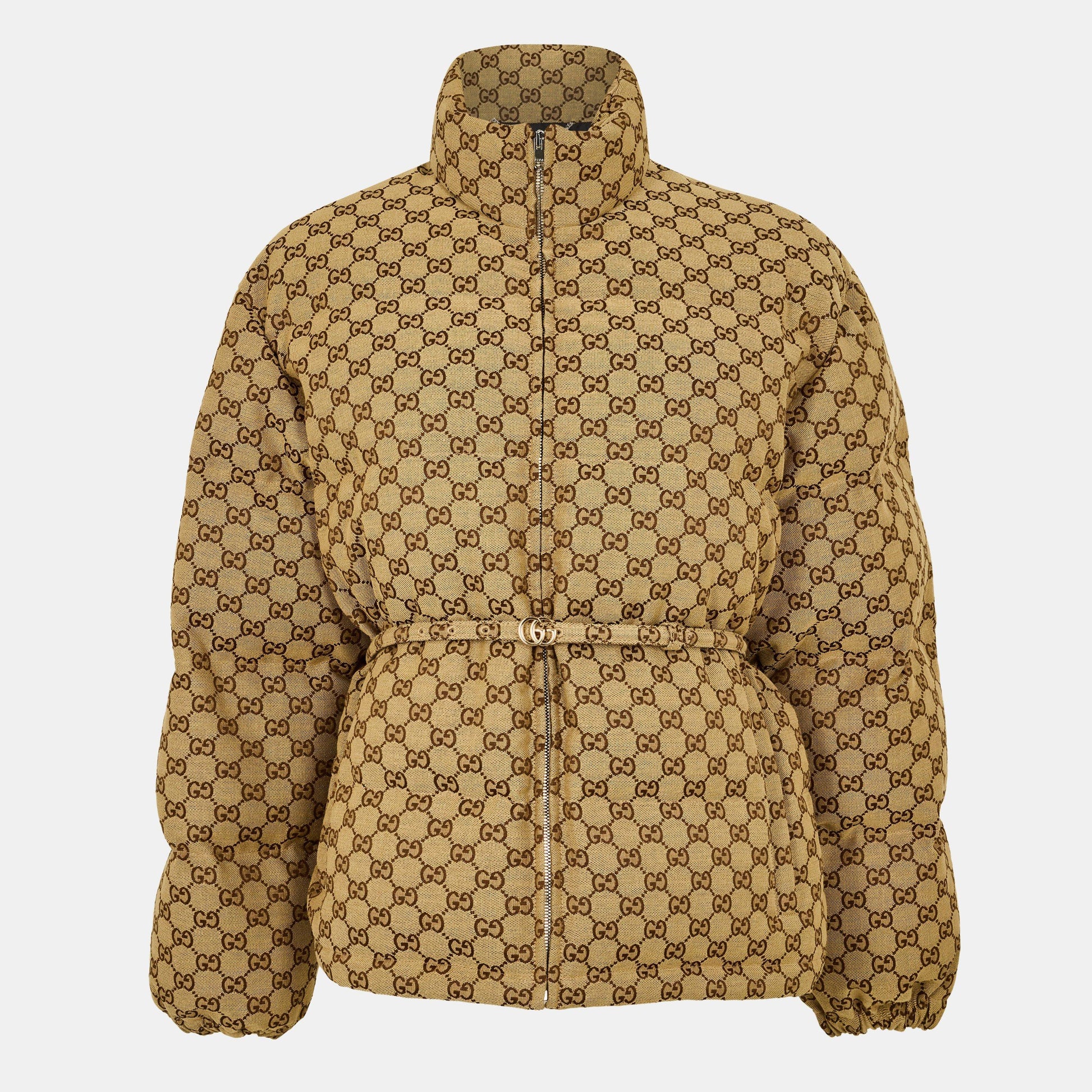 Gucci Women's Structured Gold-Toned Hardware Embroidered Bomber Jacket