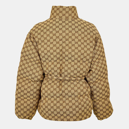 Gucci Women's Structured Gold-Toned Hardware Embroidered Bomber Jacket