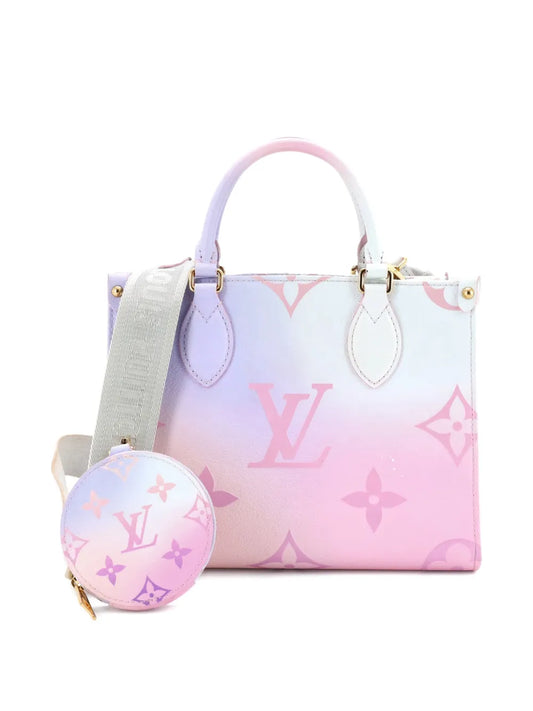 Louis Vuitton Pre-Owned OnTheGo Tote Spring in the City Monogram Giant Canvas PM shoulder bag