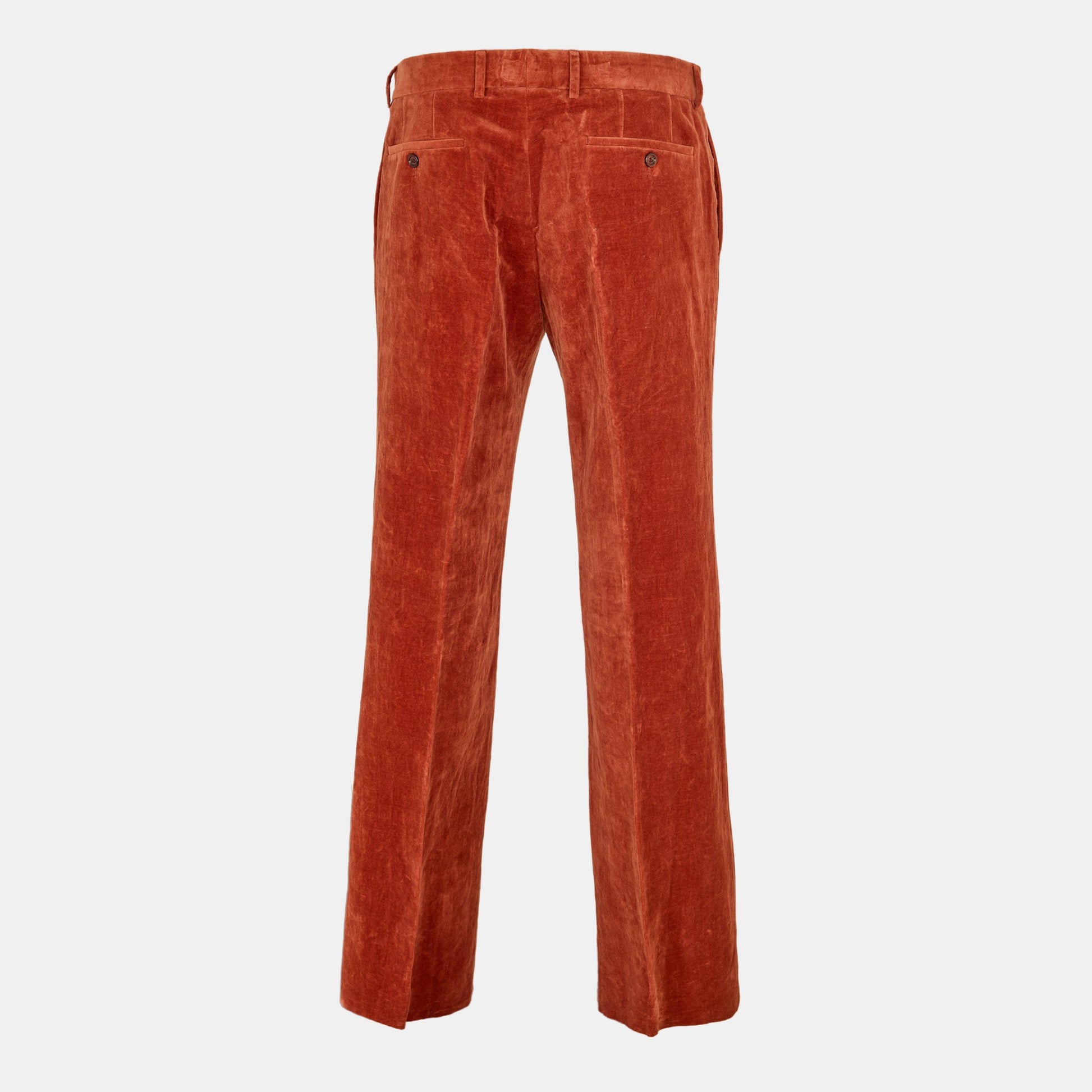 Gucci Men's Flared Quality Fabric Trousers