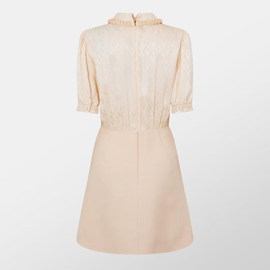 Valentino Crepe Couture Mini Dress