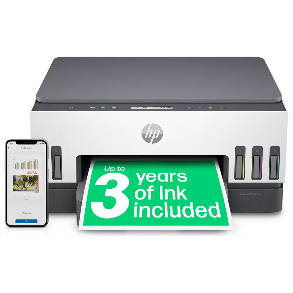 HP Smart Tank 7005 AIO Wireless Tank Printer & 3 Years Ink
