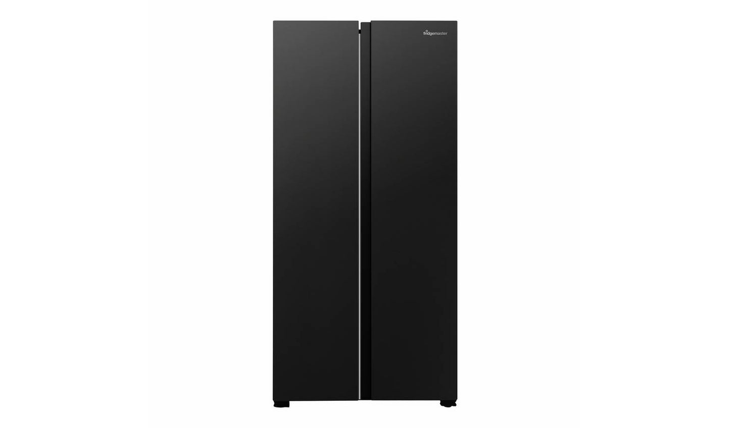 Fridgemaster MS83430EB American Fridge Freezer - Black